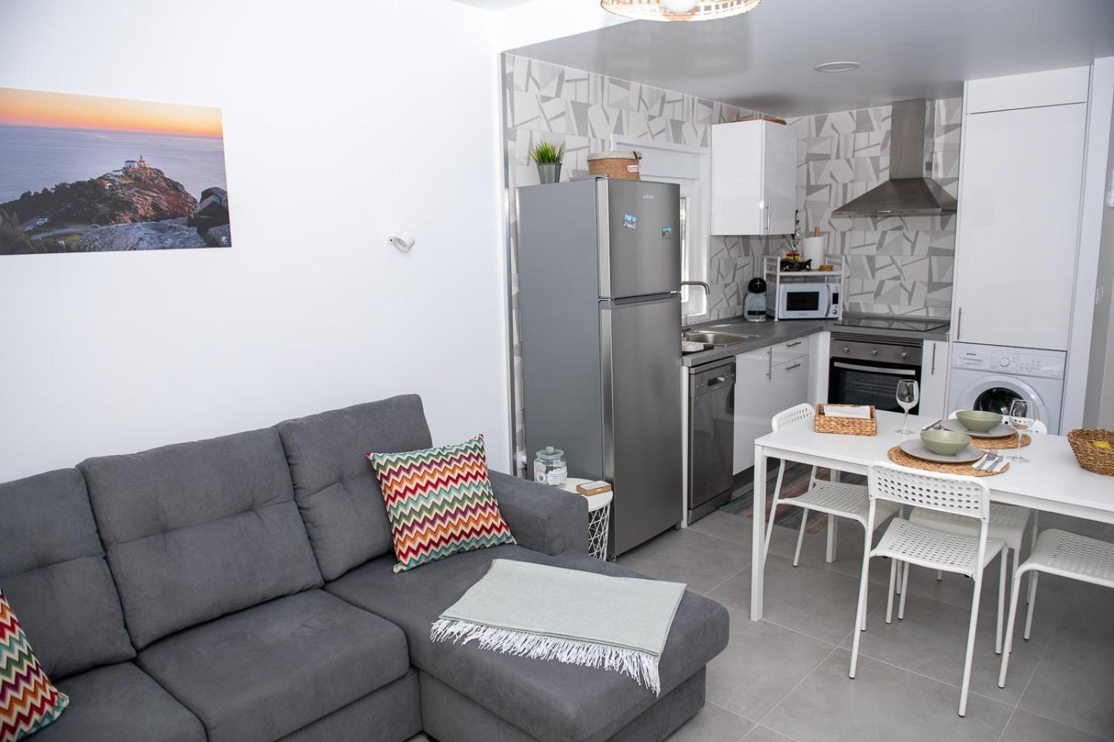 Apartamento O Tranvia En El Centro De Finisterre Exteriör bild